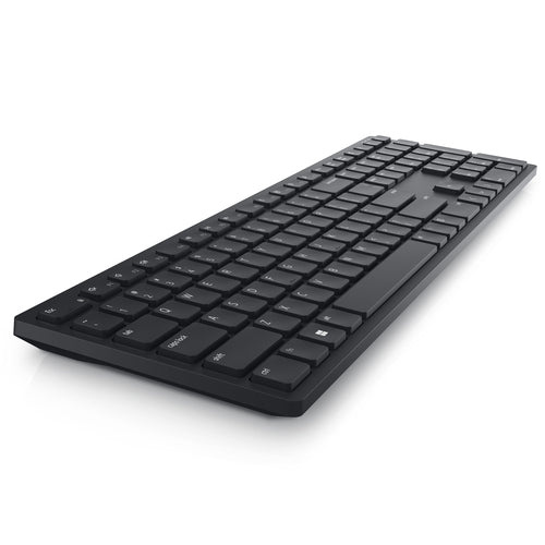 Wireless Full-Size DELL KB500 Keyboard Plunger Switch Black