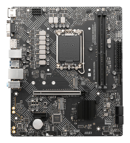 MSI PRO H610M-G DDR4 Motherboard Intel LGA 1700 64GB Support