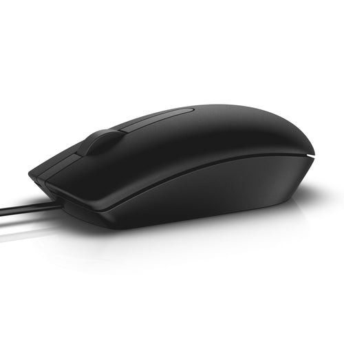Optical USB Mouse DELL MS116 Ambidextrous 1000 DPI Black