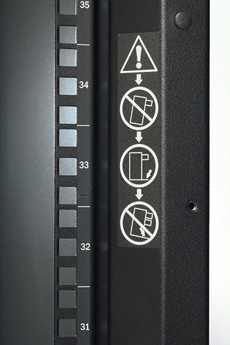 APC NetShelter SX 48U Rack - Black, 1704 kg Capacity, Freestanding Server Rack